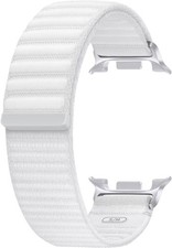Samsung - Fabric Band for Galaxy Watch8 and Galaxy Watch8 Classic S/M - White