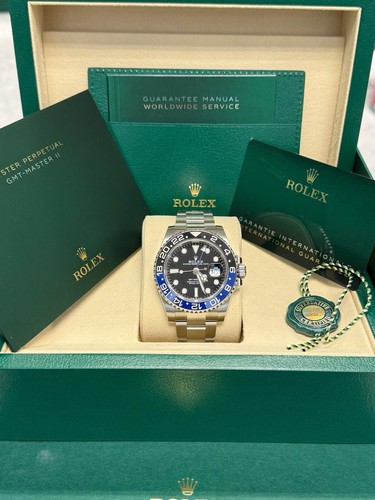 Rolex GMT-Master II 126710BLNR  Oyster Bracelet Batman New Full Set 2026
