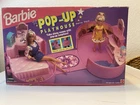 Barbie 1994 Vintage Pop-Up Playhouse Bedroom Carrying Case with original box