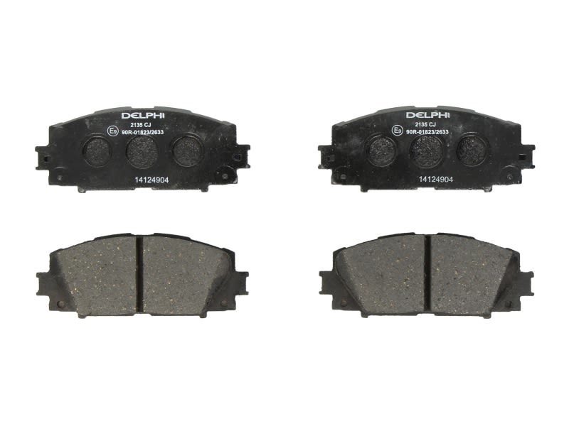 Plaquettes de frein DELPHI LP2135 anti-bruit pour stopper les sifflements sur Yaris 1.5