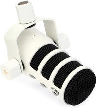 Rode PodMic Cardioid Dynamic Broadcast Microphone - White