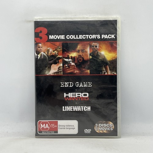 End Game Hero Wanted Linewatch DVD Brand New Sealed Movie Film Free Post R4 PAL - Foto 1 di 2