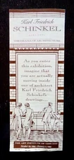 KARL FRIEDRICH SCHINKEL The Drama of Architecture Exhibit Guide Art Institute