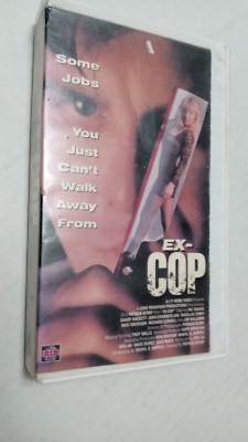 Ex Cop Some Jobs You Cant Just Walk Away From VHS Rick Savage 1993 Hardcase