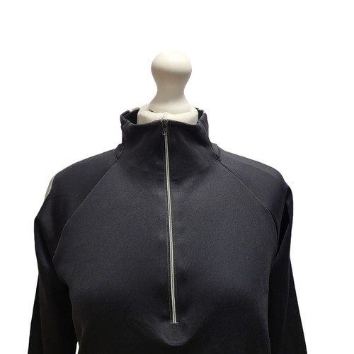 New Balance Black & Grey Cropped 1/4 Zip Activwear Top Womens UK S CC312 - Picture 3 of 5