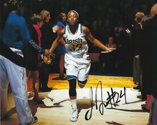 JEWELL LOYD Signed 8 x 10 Photo Seattle STORM WNBA Basketball NOTRE DAME