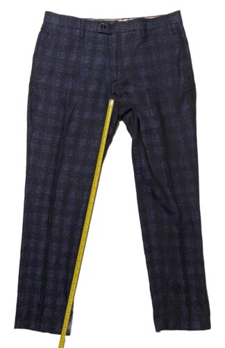 Ted Baker 2-Piece Men Suit Size 4(US 40) - 36R Linen Blend Made In Portugal EUC - Picture 18 of 24