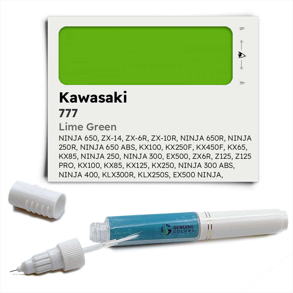 777 Green Touch Up Paint for Kawasaki ZX 6R 10R 636 KAW/636 777 Green Touch Up Paint for Kawasaki ZX 6R 10R 636 KAW/636