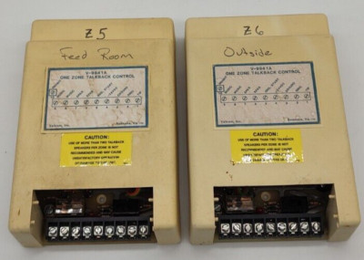 VALCOM  V-9941A  One-Zone Handsfree Talkback Control Unit - Lot of 2