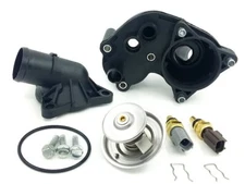 26QW27M Engine Coolant Thermostat Housing Assembly Fits Ford Explorer Sport Trac