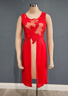 REISS Dawn Pleated Lace Overlay Sleeveless Sheath Dress 6 | eBay REISS Dawn Pleated Lace Overlay Sleeveless Sheath Dress 6 | eBay