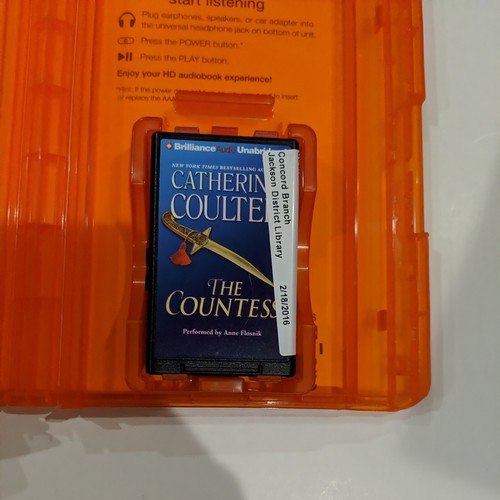 The Countess by Catherine Coulter Unabridged Audiobook Playaway Headphones Aux - Picture 7 of 9
