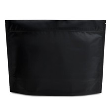 100 pcs Matte Black Child Resistant 12"x9" Zip Lock Pouch Smell Proof Exit Bags