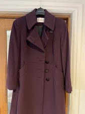 Bnwot Ladies Purple/plum Kaliko Pea Coat Size 10