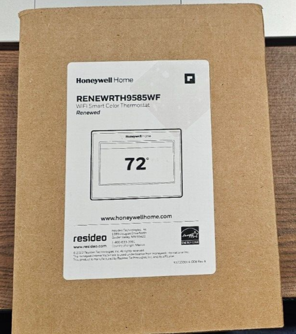 Honeywell Home RENEWRTH9585WF WiFi Smart Color Thermostat (Renewed