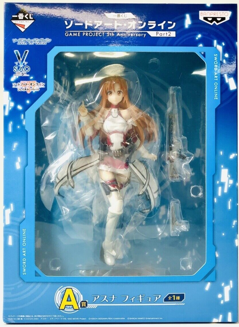  Banpresto Sword Art Online Asuna Action Figure : Toys & Games