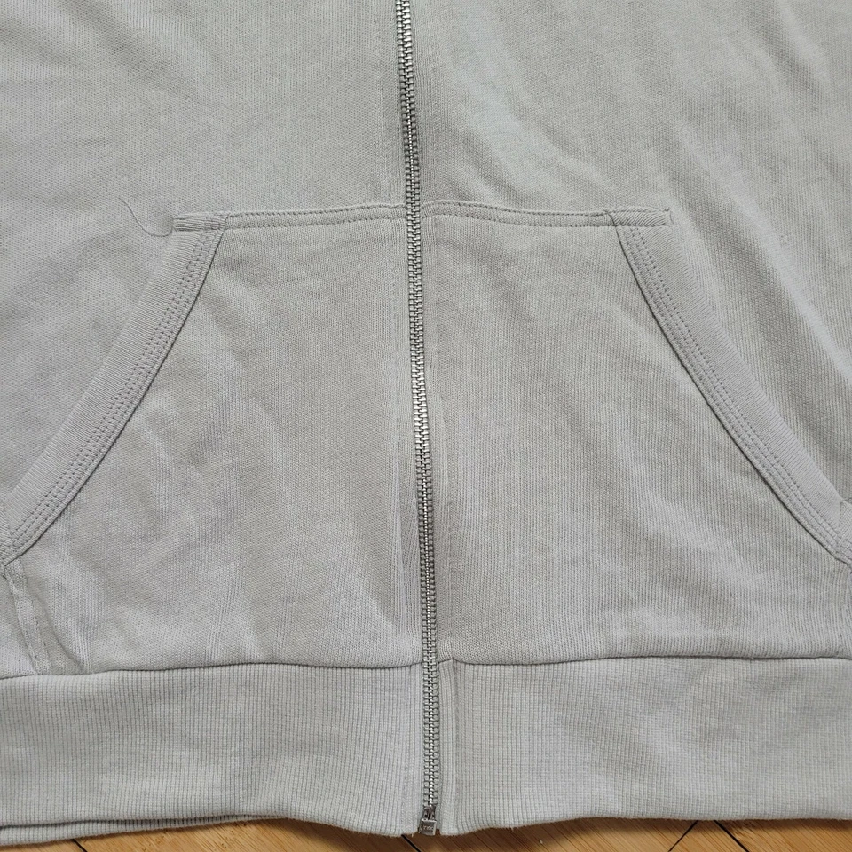 Chaqueta con capucha alternativa talla grande gris para mujer Foto 4 de 4