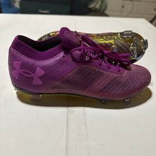 Under Armour UA Shadow Pro FG Soccer Cleats Mystic Violet 3025643-500 Men Size 8