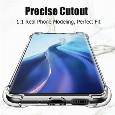 Shockproof Clear TPU Case Cover For Xiaomi Mi 11 Ultra / Mi 11 Pro / Mi 11 Lite 