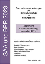 Supplement Schmerzbehandlung zu den SAA und B...