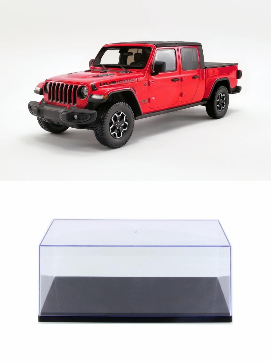 DIECAST CAR W/DISPLAY CASE 19 JEEP GLADIATOR RUBICON PICKUP US024
