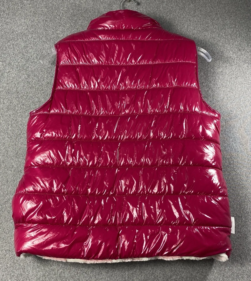 Epic Threads Chaleco Reversible Niñas, Talla XL Flor de Cactus, Chaleco Hinchado Rosa  Foto 3 de 4