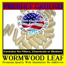 WORMWOOD LEAF Artemisia Absinthium With Absolutely No Additives 100 Veg Capsules