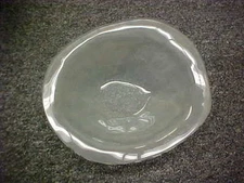 Annieglass 8" Salad Bowl(s) Distressed Platinum Trim SIGNED