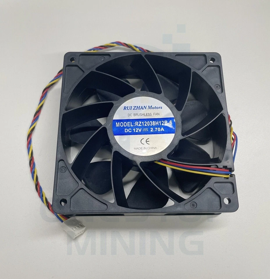 10x 6000 RPM Bitmain Antminer Cooling Fan S19 S19j S19j Pro L3+ S17 T17 S19 T19 - Image 2 of 4