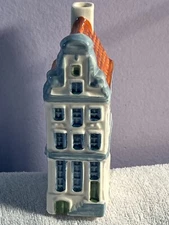 Amsterdam Canal House Figurine Blue Delft herengracht Holland MAX9422