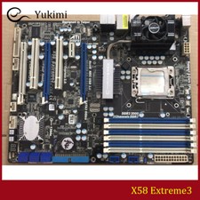 PER ASROCK X58 Extreme3 socket 1366 DDR3*6 24 GB ATX scheda madre test OK