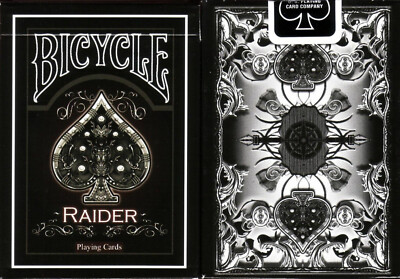 Bicycle Raider (black) Playing Cards - Limited Edition - SEALED | eBay