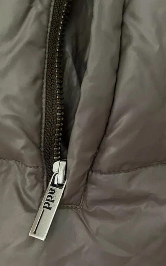 ADD Winterjacke Damen Gr. DE 38 braun Casual-Look Taupe Gans Daunen - Bild 2 von 4