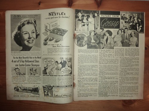 PICTURE SHOW Vol 64 No 1664 19TH FEB 1955 ODILE VERSOIS ALEC GUINNESS COVER - Picture 5 of 9
