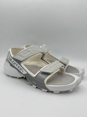 Size 10 - and wander x Salomon Cross Sandal 3M White