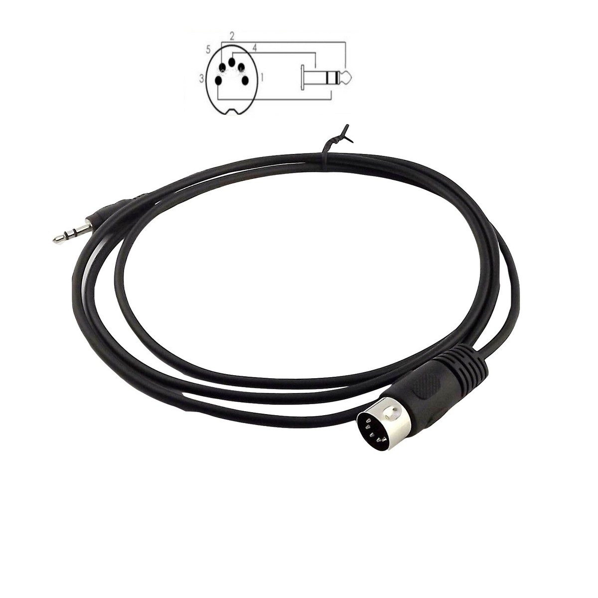 Convertitore Midi Cavo MIDI Tomost - Adattatore Da 5 Pin DIN A Jack 3 5mm Per Tastiere E Dispositivi Audio 1 5m - Foto 10