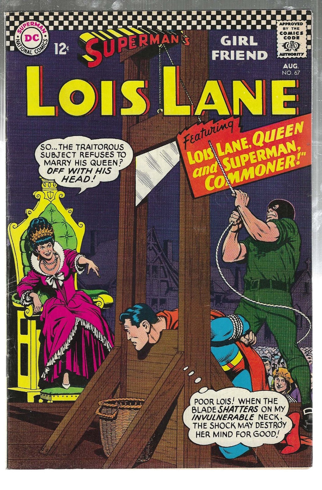 SUPERMAN'S GIRLFRIEND LOIS LANE #67 DC COMICS 1966 7.0 FN/VF CGC IT!