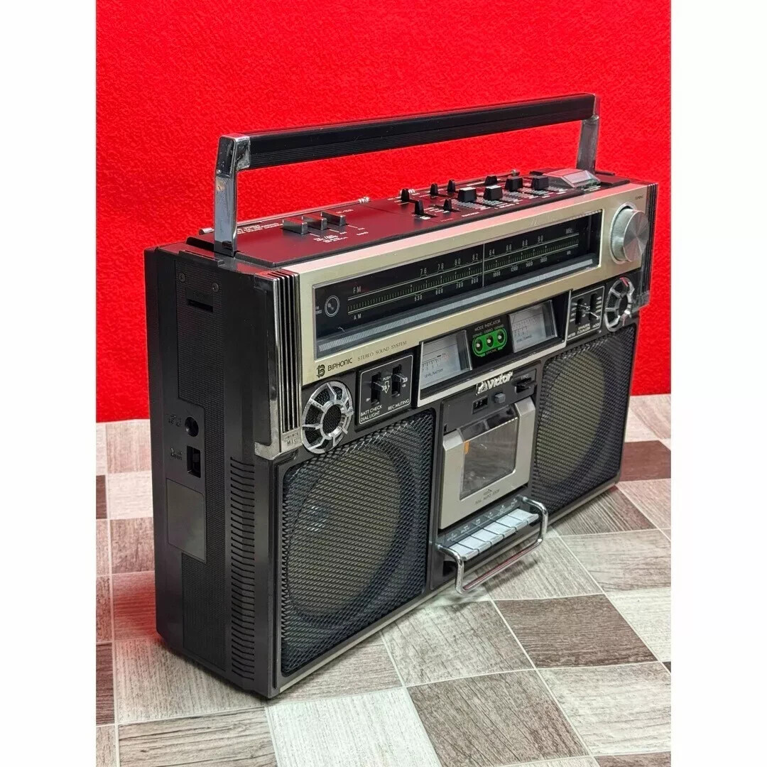 Victor JVC RC 838ラジカセ Victor - 希少品整備済みVictorビクター ラジカセRC-838