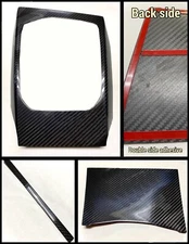 Gloss Real Carbon Fiber Interior Shift Console Covers Fits 19-24 G20 340i 330i