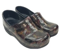 Dansko Womens Size 39 Clog Loafers Slip on Multi Color Casual Shoes