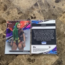 Shotzi 2021 Topps Finest WWE Wrestling Smack Down Metallic Chrome #71 B-13