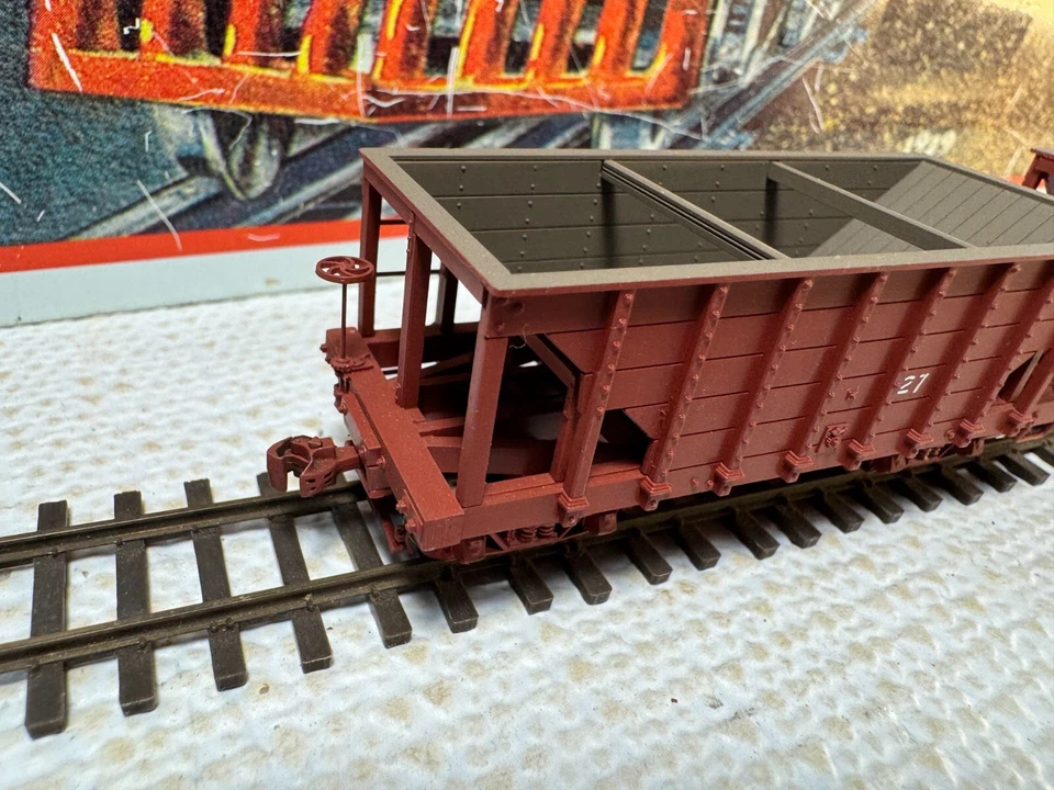 🚂 HOn3 -UNMARKED SET OF 2 ORE CARS #27; 23 💥WH715 - Image 2 of 4