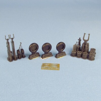 Harrier GR Mk,7/9, Detailing sets Landing Gears with Wheels 1:48 (for Hasegawa)