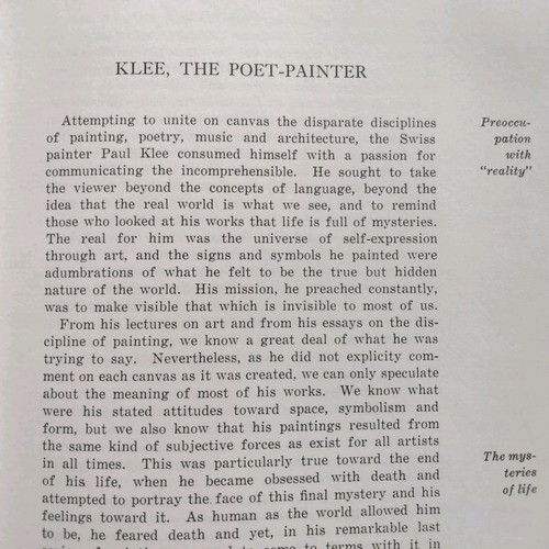 Klee Robert Fisher 1966 Hardcover 91 Fine Color Reproductions Vintage - Picture 11 of 18