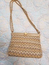 Vintage Bueno Small Festive Gold Purse