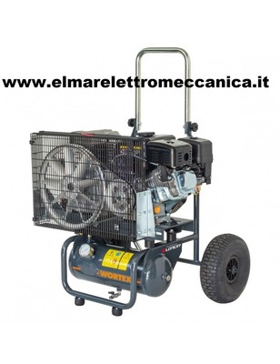TB 10/520 WORTEX Motocompressore Trolley Motore Loncin 6,5 HP 4 Tempi