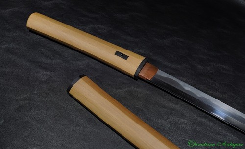 Japanese Shingon Katana Sword Tamahagane Steel w Clay Tempered Big Kissaki #1780 - Picture 9 of 23