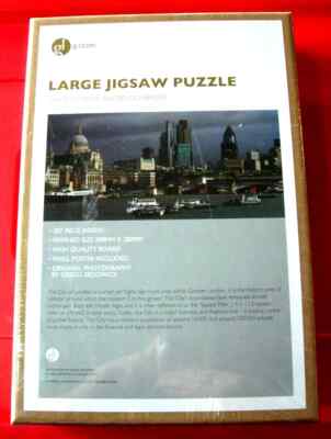 London von Waterloo Bridge 207 XL-teiliges Puzzle + Poster NEU VERSIEGELT Stadt/Fluss