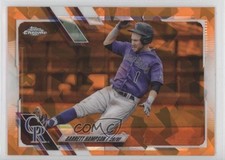 2021 Topps Chrome Update Sapphire Edition Orange 25/25 Garrett Hampson 10k8