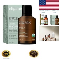 Organic Tea Tree Essential Oil, 100 Pure Natural, for Aromatherapy  Non-GMO...